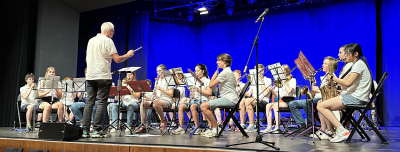 Das Jugendorchester beim Konzert in Ramstein